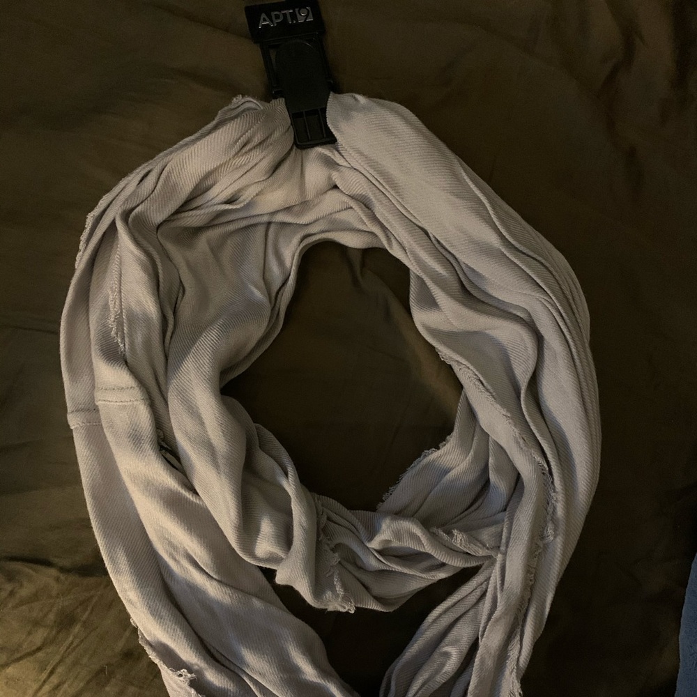 Gray Infinity Scarf